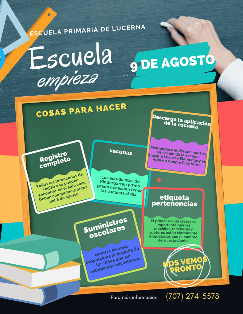 Spanish back to school